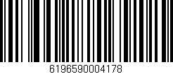 Código de barras (EAN, GTIN, SKU, ISBN): '6196590004178'