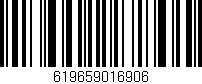 Código de barras (EAN, GTIN, SKU, ISBN): '619659016906'