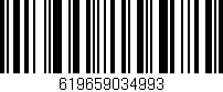 Código de barras (EAN, GTIN, SKU, ISBN): '619659034993'
