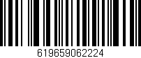 Código de barras (EAN, GTIN, SKU, ISBN): '619659062224'
