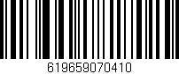 Código de barras (EAN, GTIN, SKU, ISBN): '619659070410'