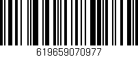 Código de barras (EAN, GTIN, SKU, ISBN): '619659070977'