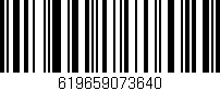Código de barras (EAN, GTIN, SKU, ISBN): '619659073640'