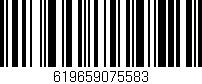 Código de barras (EAN, GTIN, SKU, ISBN): '619659075583'