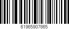Código de barras (EAN, GTIN, SKU, ISBN): '61965907865'