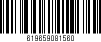 Código de barras (EAN, GTIN, SKU, ISBN): '619659081560'