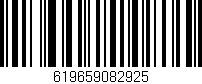 Código de barras (EAN, GTIN, SKU, ISBN): '619659082925'