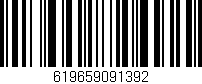 Código de barras (EAN, GTIN, SKU, ISBN): '619659091392'
