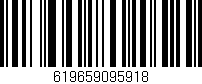 Código de barras (EAN, GTIN, SKU, ISBN): '619659095918'