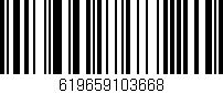 Código de barras (EAN, GTIN, SKU, ISBN): '619659103668'