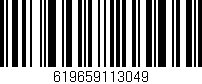 Código de barras (EAN, GTIN, SKU, ISBN): '619659113049'