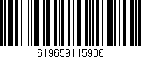 Código de barras (EAN, GTIN, SKU, ISBN): '619659115906'