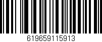 Código de barras (EAN, GTIN, SKU, ISBN): '619659115913'