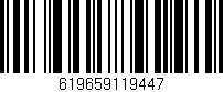 Código de barras (EAN, GTIN, SKU, ISBN): '619659119447'