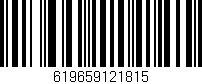 Código de barras (EAN, GTIN, SKU, ISBN): '619659121815'