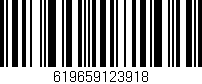 Código de barras (EAN, GTIN, SKU, ISBN): '619659123918'
