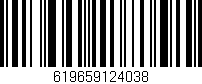 Código de barras (EAN, GTIN, SKU, ISBN): '619659124038'