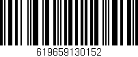 Código de barras (EAN, GTIN, SKU, ISBN): '619659130152'