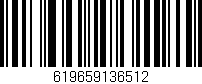Código de barras (EAN, GTIN, SKU, ISBN): '619659136512'