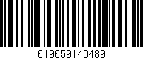 Código de barras (EAN, GTIN, SKU, ISBN): '619659140489'