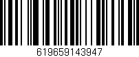 Código de barras (EAN, GTIN, SKU, ISBN): '619659143947'