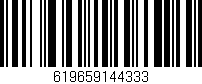 Código de barras (EAN, GTIN, SKU, ISBN): '619659144333'