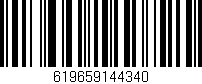 Código de barras (EAN, GTIN, SKU, ISBN): '619659144340'
