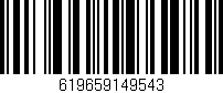 Código de barras (EAN, GTIN, SKU, ISBN): '619659149543'