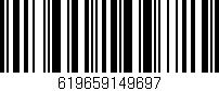 Código de barras (EAN, GTIN, SKU, ISBN): '619659149697'
