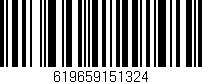 Código de barras (EAN, GTIN, SKU, ISBN): '619659151324'