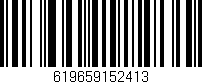 Código de barras (EAN, GTIN, SKU, ISBN): '619659152413'