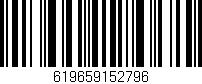 Código de barras (EAN, GTIN, SKU, ISBN): '619659152796'