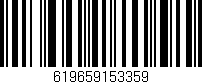 Código de barras (EAN, GTIN, SKU, ISBN): '619659153359'