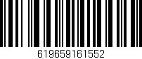 Código de barras (EAN, GTIN, SKU, ISBN): '619659161552'