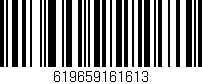 Código de barras (EAN, GTIN, SKU, ISBN): '619659161613'