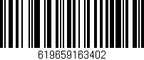 Código de barras (EAN, GTIN, SKU, ISBN): '619659163402'