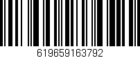 Código de barras (EAN, GTIN, SKU, ISBN): '619659163792'