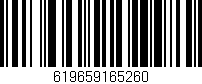 Código de barras (EAN, GTIN, SKU, ISBN): '619659165260'
