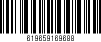 Código de barras (EAN, GTIN, SKU, ISBN): '619659169688'