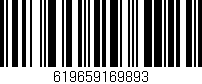 Código de barras (EAN, GTIN, SKU, ISBN): '619659169893'