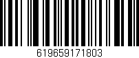 Código de barras (EAN, GTIN, SKU, ISBN): '619659171803'