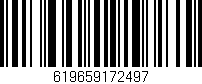 Código de barras (EAN, GTIN, SKU, ISBN): '619659172497'