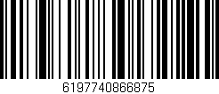 Código de barras (EAN, GTIN, SKU, ISBN): '6197740866875'