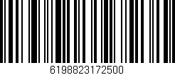 Código de barras (EAN, GTIN, SKU, ISBN): '6198823172500'