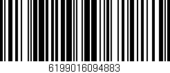 Código de barras (EAN, GTIN, SKU, ISBN): '6199016094883'