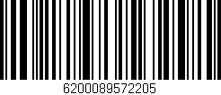 Código de barras (EAN, GTIN, SKU, ISBN): '6200089572205'