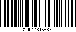 Código de barras (EAN, GTIN, SKU, ISBN): '6200146455670'