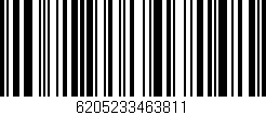 Código de barras (EAN, GTIN, SKU, ISBN): '6205233463811'