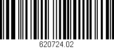 Código de barras (EAN, GTIN, SKU, ISBN): '620724.02'