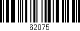Código de barras (EAN, GTIN, SKU, ISBN): '62075'